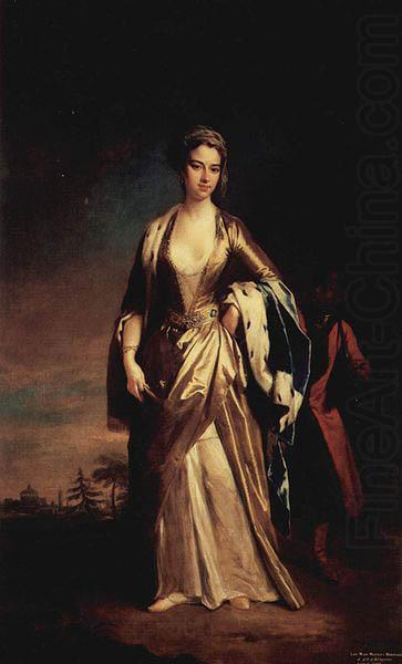 Jonathan Richardson Portrait de Lady Mary Wortley Montagu china oil painting image